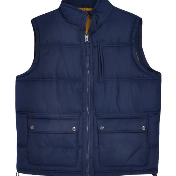 Tesco F&F Puffer Zipped Men Vest Jackets Size XXL Navy Blue NWT $75 Value - Picture 1 of 9